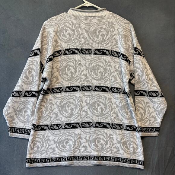 Vintage JJ Brown USA Knit Sweater Rollneck Holiday Winter Christmas Sparkly Glam - Picture 3 of 9